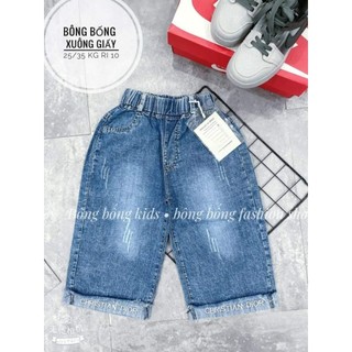 Quần jeans giấy xuông cho bé gái, quần bò giấy xuông cho bé gái