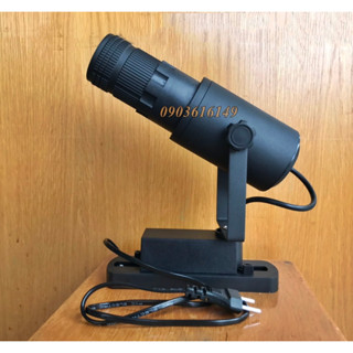 Đèn Led rọi trái châu, quả cầu gương ánh vàng