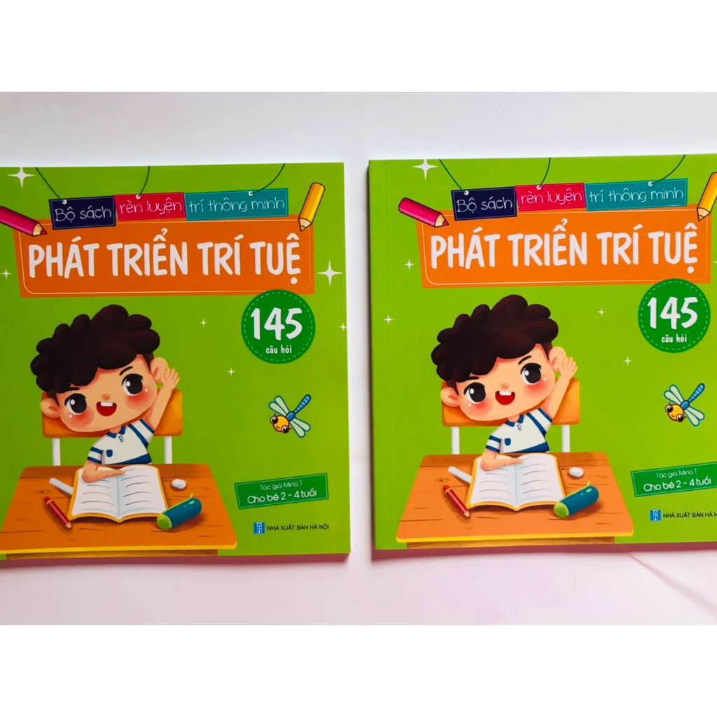 Sách Phát Triển Trí Tuệ - 145 Câu Đố Rèn Luyện Trí Thông Minh Cho Bé 2-4 tuổi