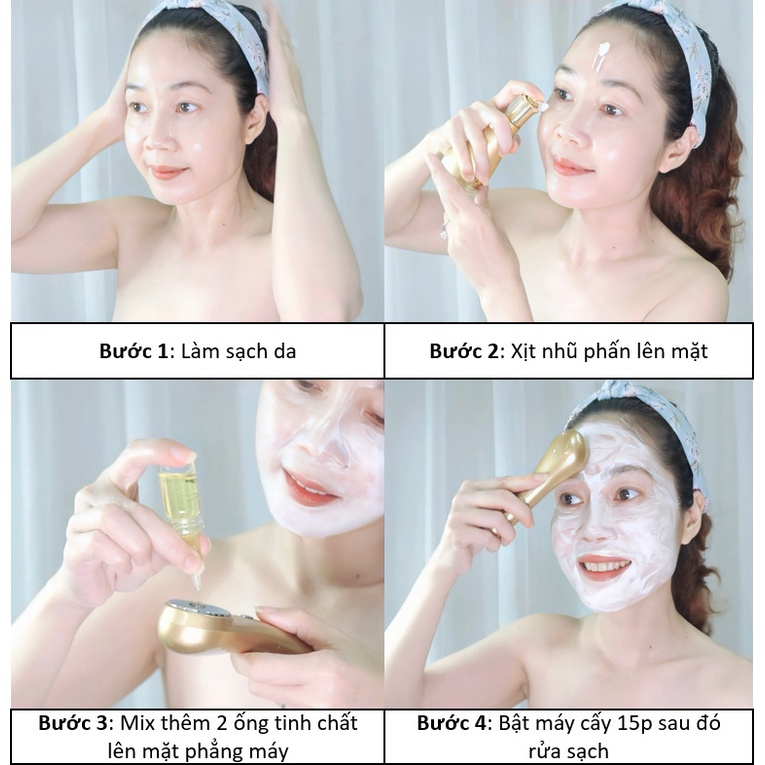 Cấy Trắng Da Mặt Nguyên Bào Sợi Dưỡng Trắng, Căng Bóng, Mờ Nám Tàn Nhang