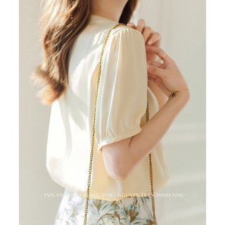 [EVIS.VN] Sơ mi lụa công sở mềm mịn TK2197