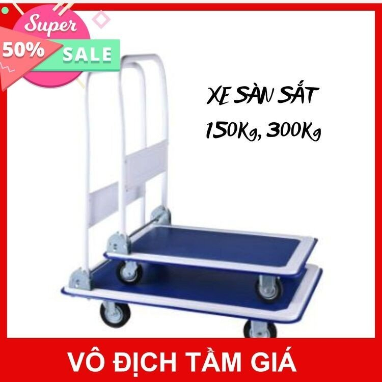 Xe Kéo Hàng Gấp Gọn Tải Trọng 150kg -300kg Hàng NHập Khẩu Chất Lượng Cao XDT04