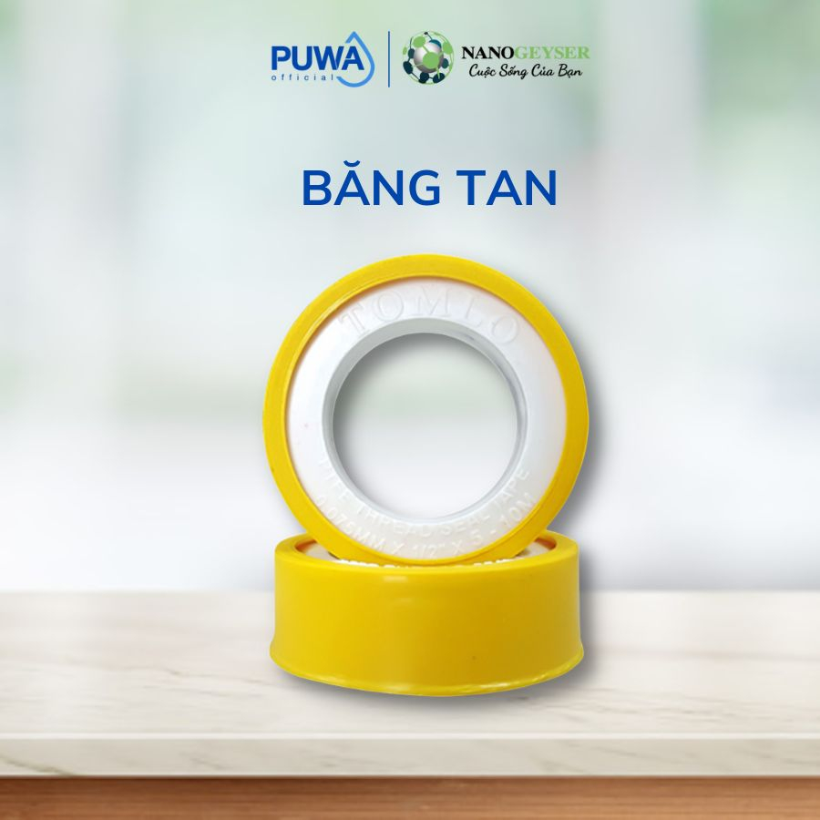 Băng tan cao su non 10m NANO GEYSER làm khít các mối nối ống nước, độ bền cao, an toàn sử dụng