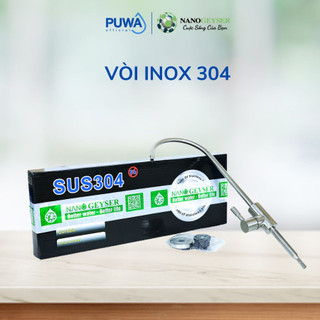 Vòi inox 304 cho máy lọc nước NANO GEYSER chính hãng dùng cho tất cả các dòng máy Karofi, Aqua, Kangaroo, Geyser,...