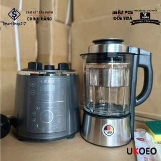 Máy Làm Sữa Hạt UKOEO PR5 Plus, Máy Làm Sữa Hạt UKOEO PR5S - Nắp INOX - Bảo Hành 12 Tháng