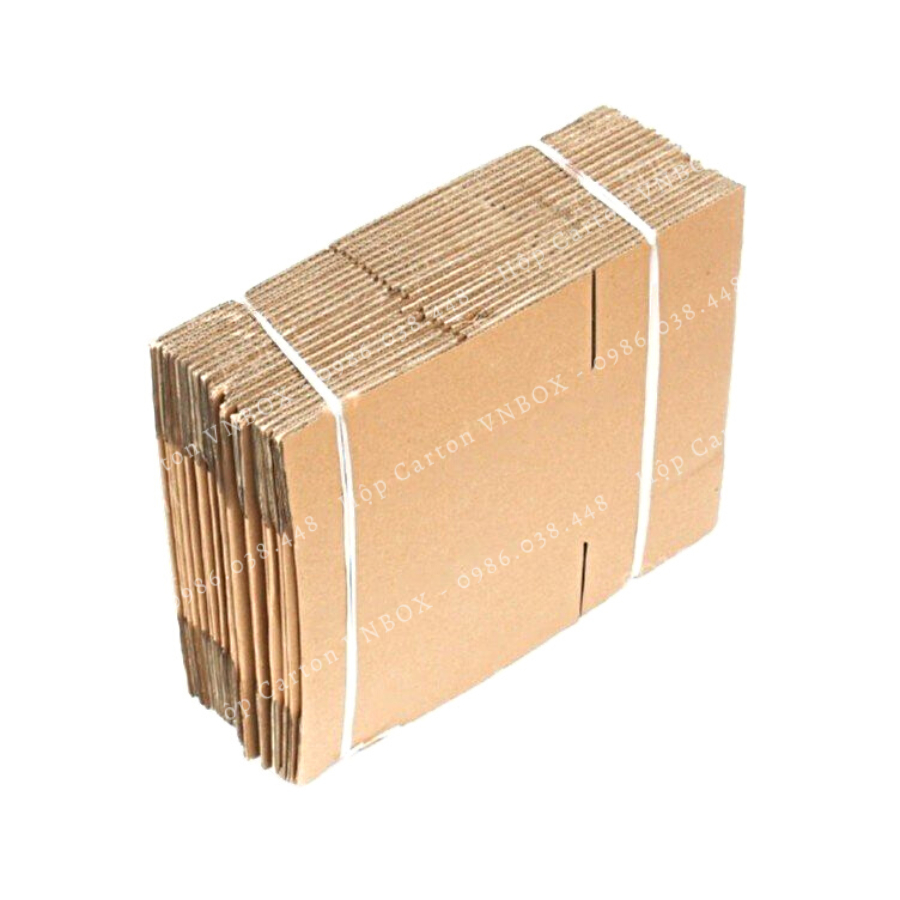 25x15x15 Hộp carton đóng hàng, hộp giấy gói hàng giá rẻ - VN BOX