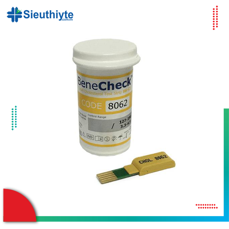 Que thử Cholesterol - Benecheck 3 in 1