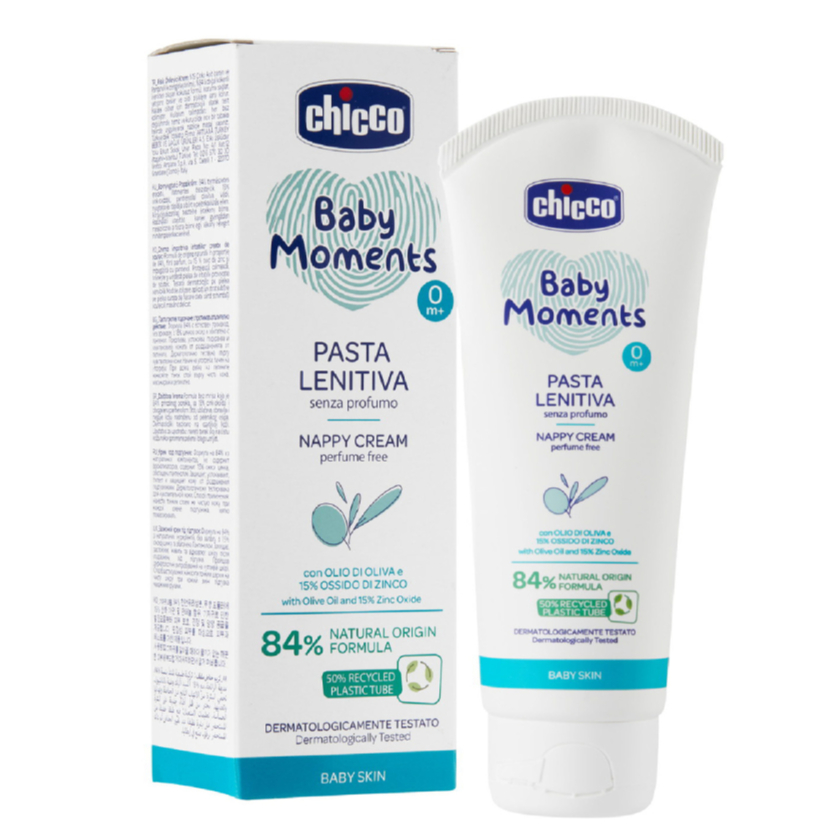 Kem ngừa hăm làm dịu và dưỡng da Chicco Nappy Cream dành cho bé từ sơ sinh 100ml