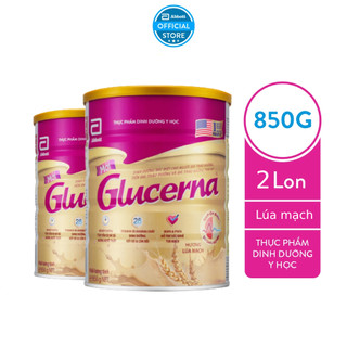 Combo 2 Glucerna Lúa mạch 850g/lon
