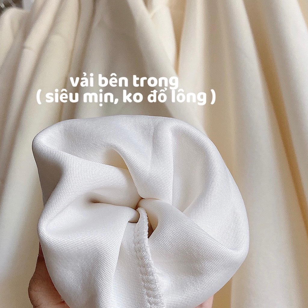 Áo khoác crop thêu Bi dream 668295