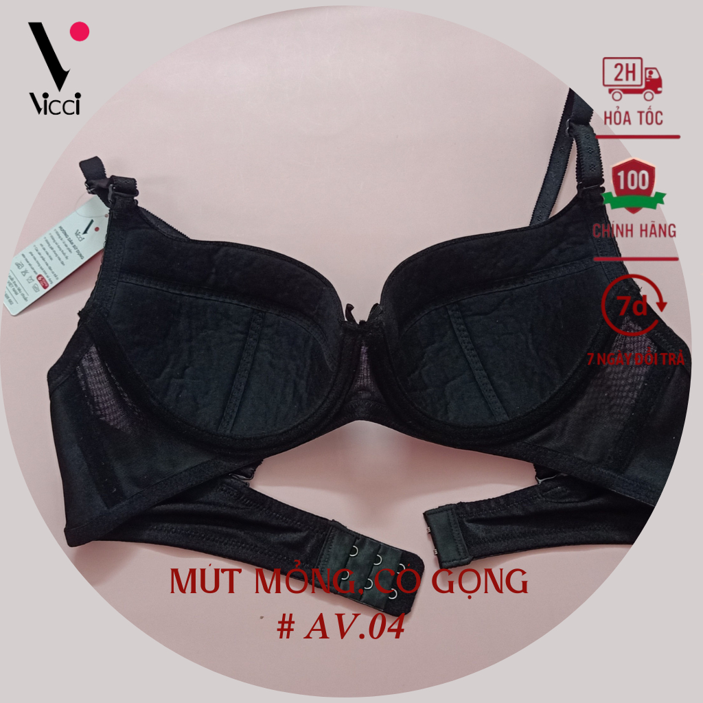 Áo ngực nữ Vicci AV.04-06 mỏng, có gọng ôm ngực