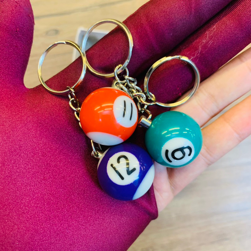 Móc chìa khoá bi-a bida random