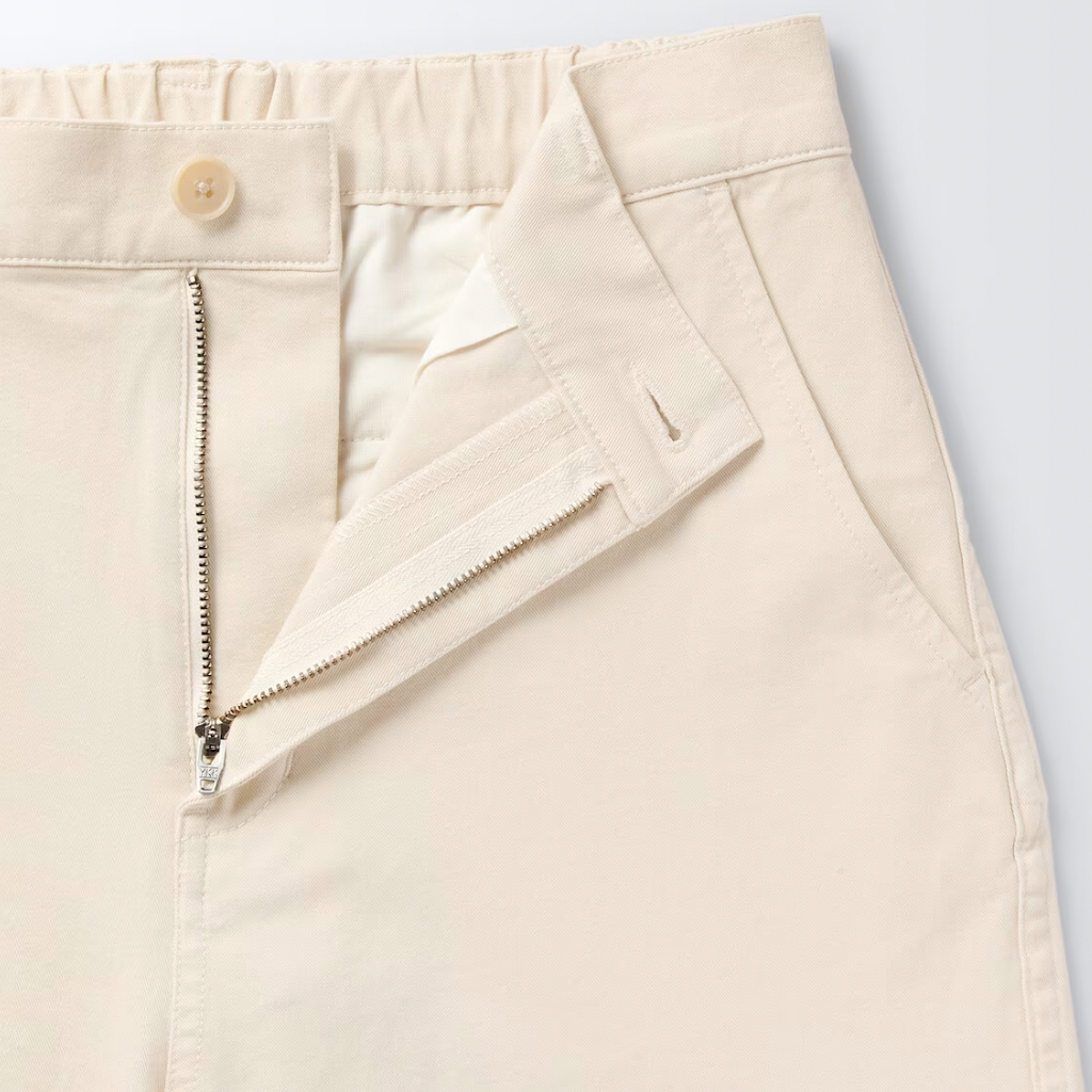 MUJI QUẦN CHINO DÁNG RỘNG CO GIÃN 4 CHIỀU NỮ