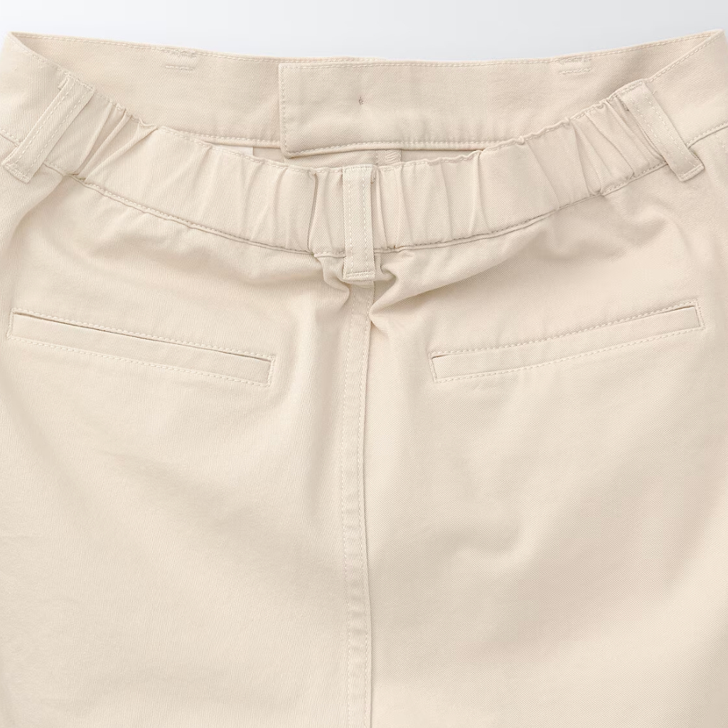 MUJI QUẦN CHINO DÁNG RỘNG CO GIÃN 4 CHIỀU NỮ