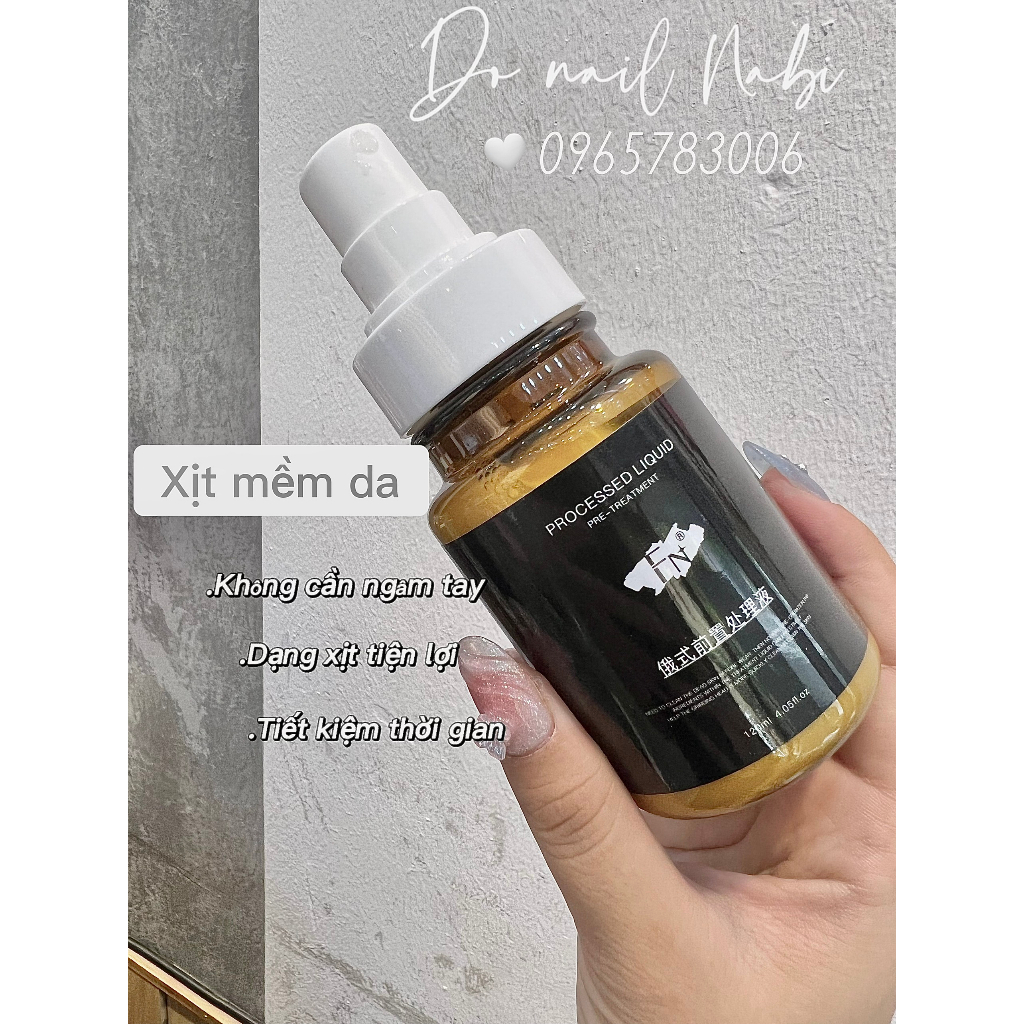 Xịt mềm da không cần ngâm tay