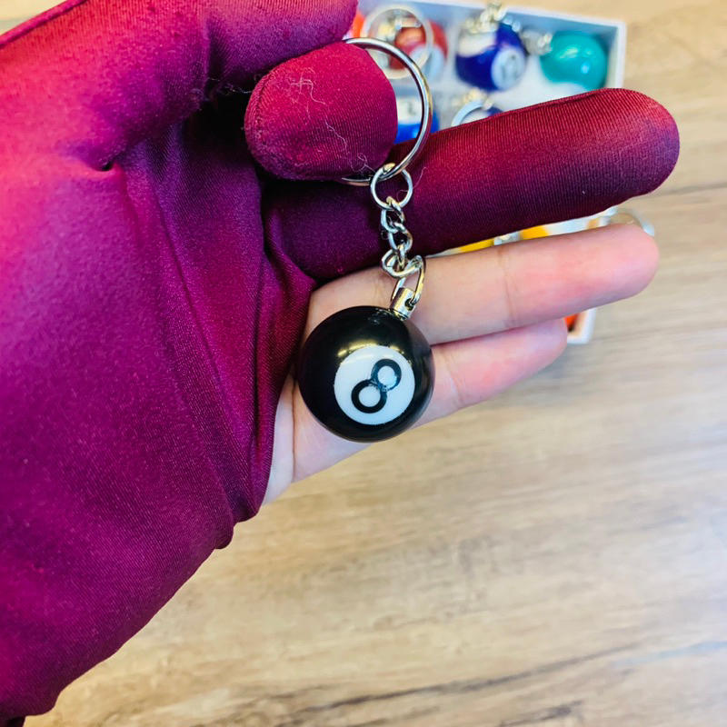 Móc chìa khoá bi-a bida random