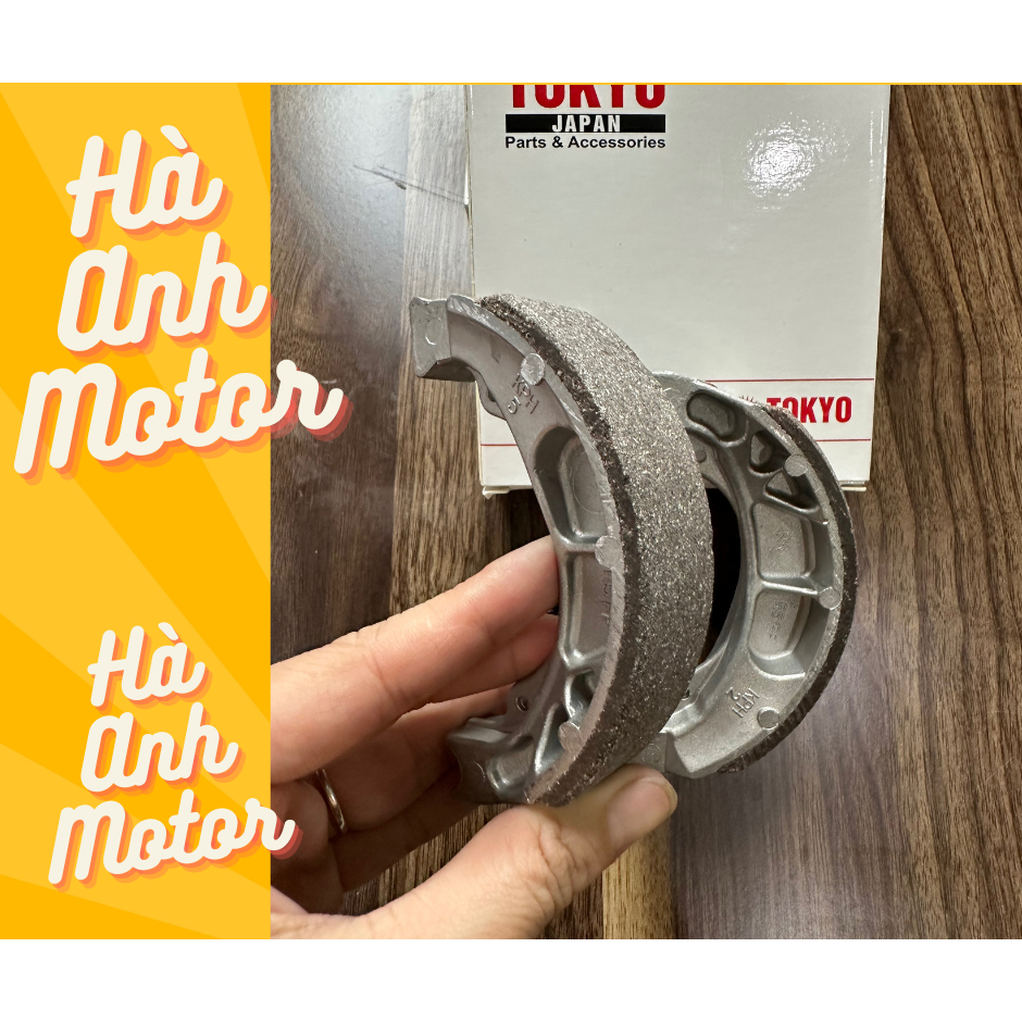 Bố thắng đùm, má phanh cơ Tokyo các dòng xe Honda Dream Wave Future bền bỉ an toàn, không bong , không kêu