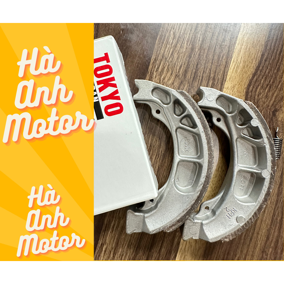 Bố thắng đùm, má phanh cơ Tokyo các dòng xe Honda Dream Wave Future bền bỉ an toàn, không bong , không kêu