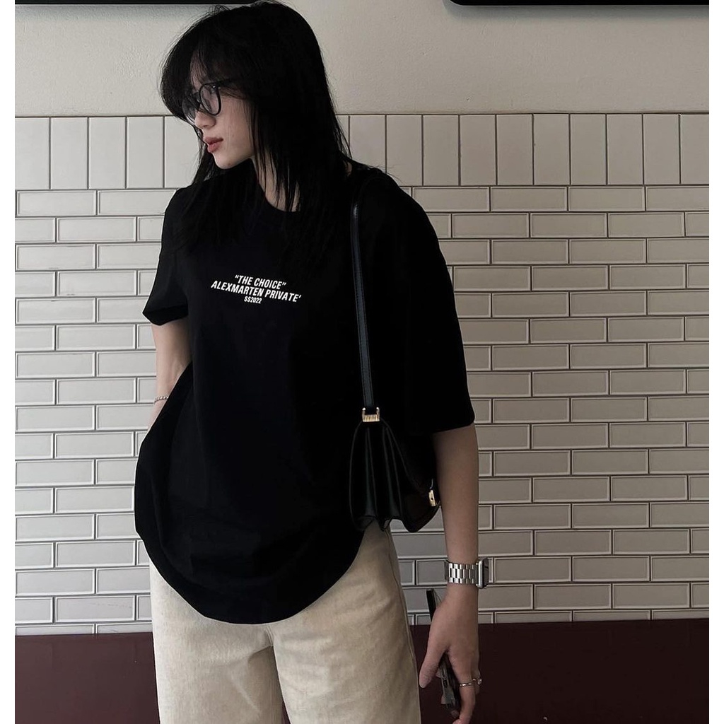 Áo Thun Oversize THE CHOICE-MIXMIX,  Áo phông chất liệu 100% cotton co giãn 2 chiều định lượng250gsm, Local Brand MIXMIX