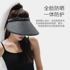 Mũ cói nửa đầu đi biển
