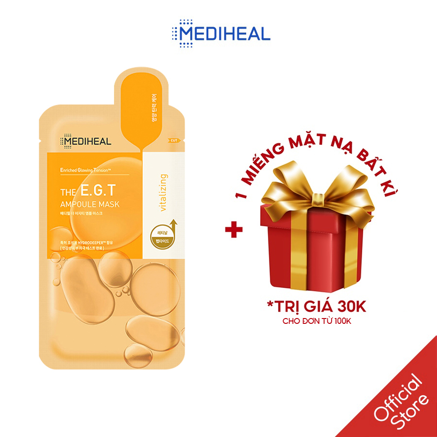Mặt Nạ Săn Chắc Và Tái Tạo Da MEDIHEAL THE E.G.T Nourishing Ampoule Mask 27ml