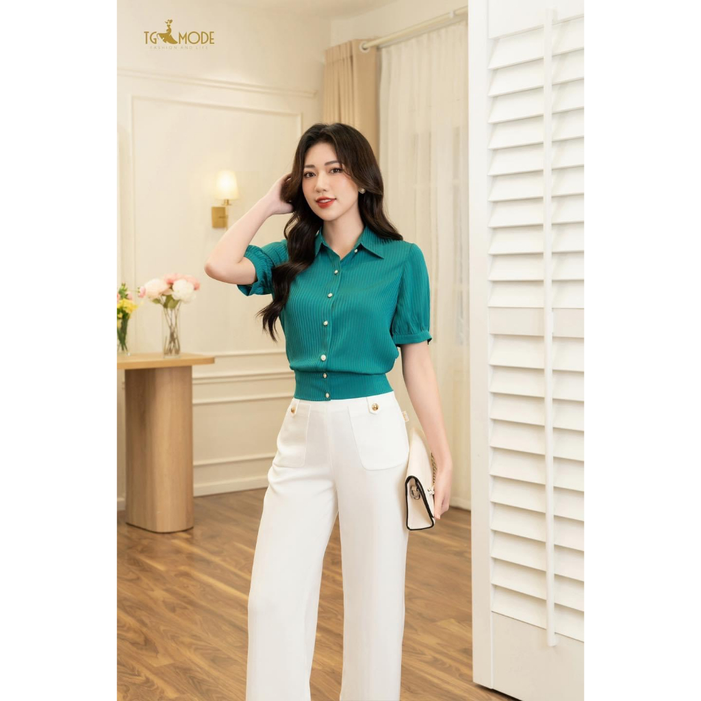 Áo ctrotop bo chun gấu sau tG-mode SM23025