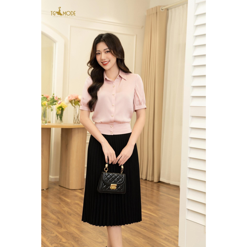 Áo ctrotop bo chun gấu sau tG-mode SM23025