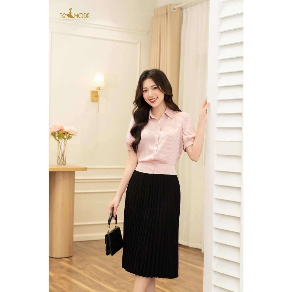 Áo ctrotop bo chun gấu sau tG-mode SM23025