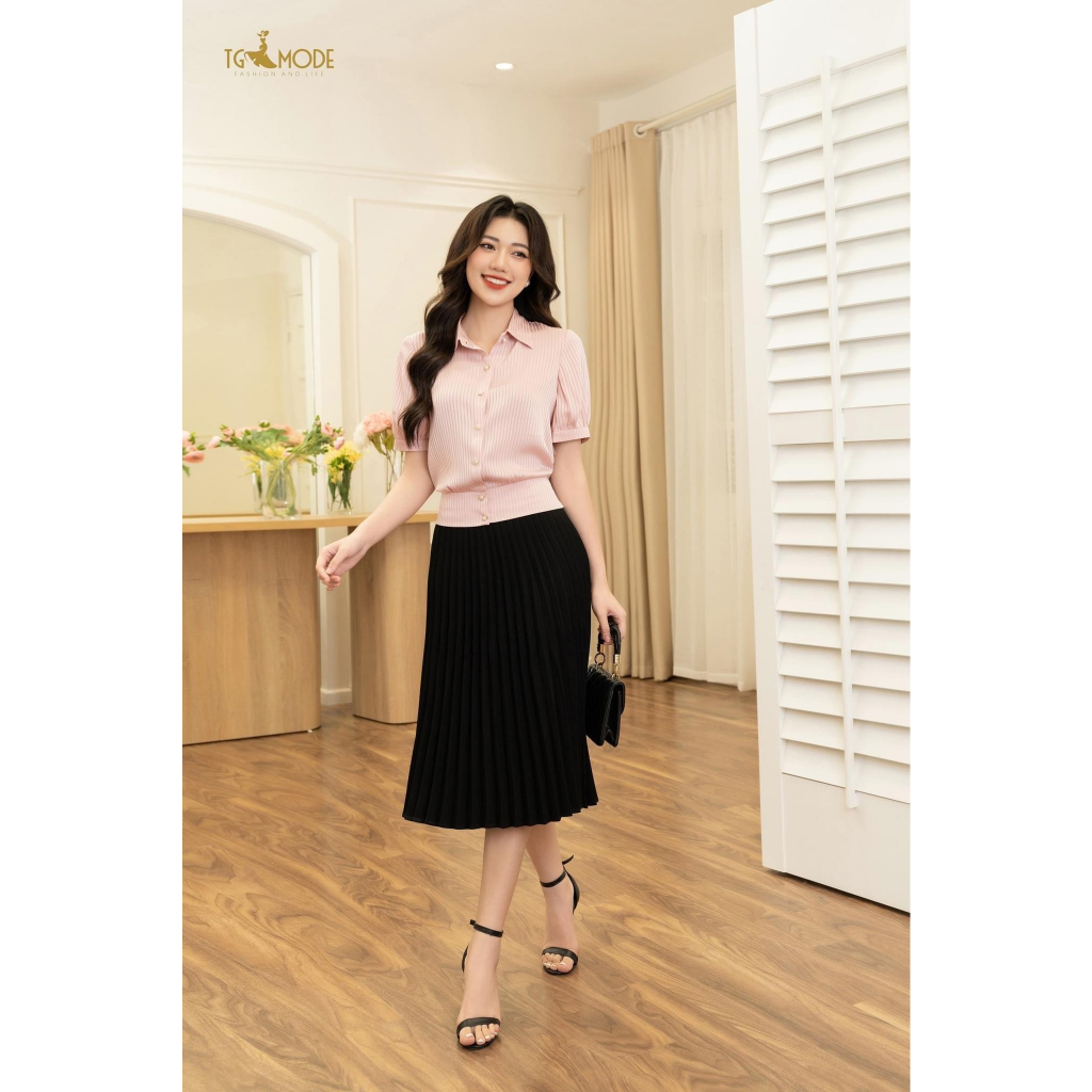 Áo ctrotop bo chun gấu sau tG-mode SM23025