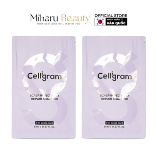  Combo 2 Dầu gội chăm sóc và bảo vệ da đầu giúp tăng sức sống của tóc - Celligram Scalp In Recovery Repair Shampoo