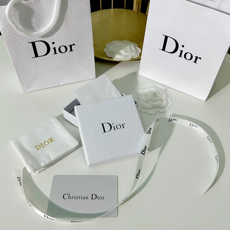 Bộ Túi đựng Trang sức Hộp Dior Full Set Đầy Đủ Hộp, Túi Xách, Phụ Kiện Đi Kèm Chuẩn Hãng