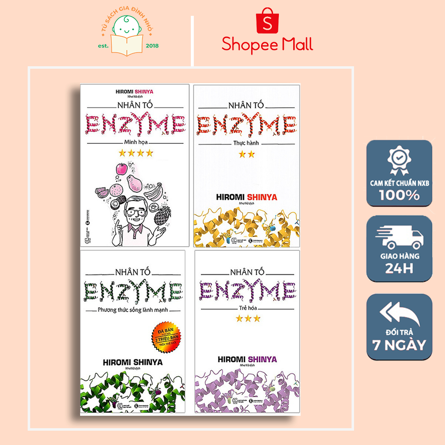 Sách - Nhân tố Enzyme - Bộ 4 cuốn