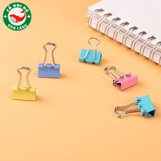 COMBO 5 Kẹp bướm Deli nhiều màu E8554A