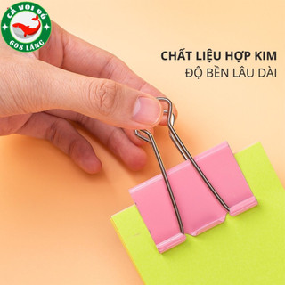 COMBO 5 Kẹp bướm Deli nhiều màu E8554A