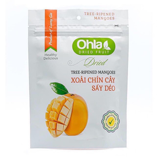 Xoài Ohla chín cây sấy dẻo túi zip 100g