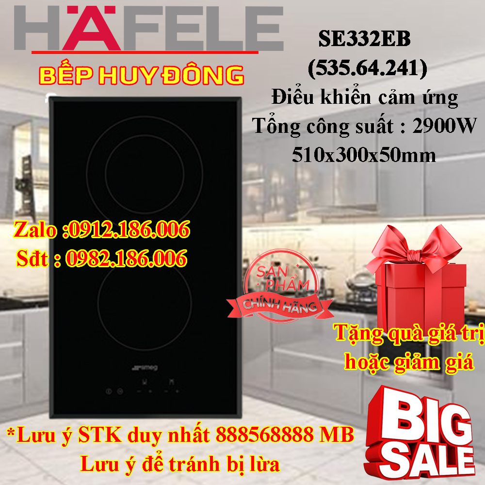 BẾP TỪ HAFELE SE332EB - Đen (535.64.241)