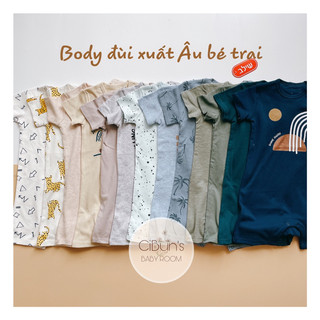 Body đùi Minene xuất dư Âu cho bé trai cotton mềm mát