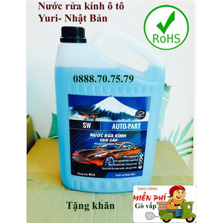 Nước rửa kính ô tô can 4 lít - tiêu chuẩn Nhật Bản Yuri