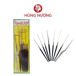 Bộ Lấy Ráy Tai Đa Năng 8 Món Thanh Sơn Chuyên Dụng Cho Salon - Bộ Ngoáy Ráy Tai 8 Món cán gỗ