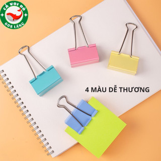 COMBO 5 Kẹp bướm Deli nhiều màu E8554A
