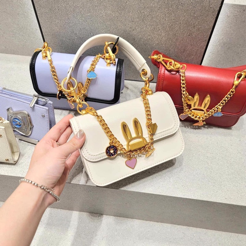 Túi Xách Nữ CNK Tai Thỏ Có Charm Sang Chảnh