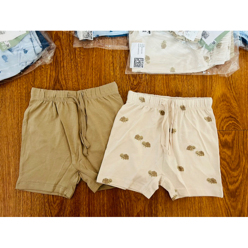 Set 2 quần đùi bé trai HM