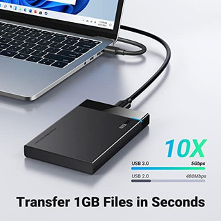Cap USB to Micro USB B Ugreen 10841 10840 10843 10365 US130 ( USB 5GGbps, đầu Mạ Vàng,HDD 2.5 in)