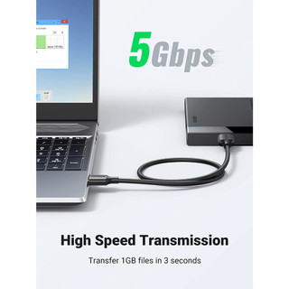 Cap USB to Micro USB B Ugreen 10841 10840 10843 10365 US130 ( USB 5GGbps, đầu Mạ Vàng,HDD 2.5 in)