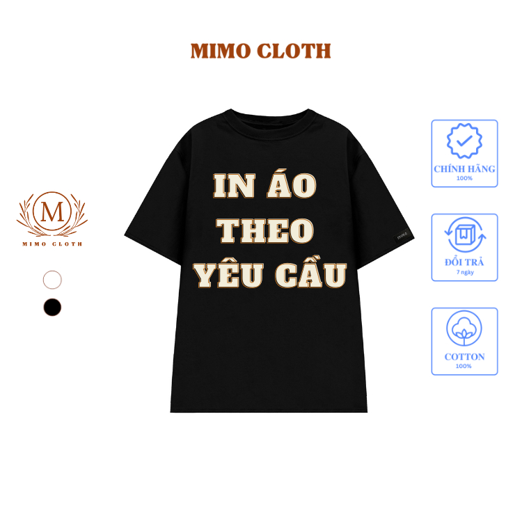 Hình In Áo Thun Ủi Nhiệt MIMOCLOTH Theo Yêu Cầu