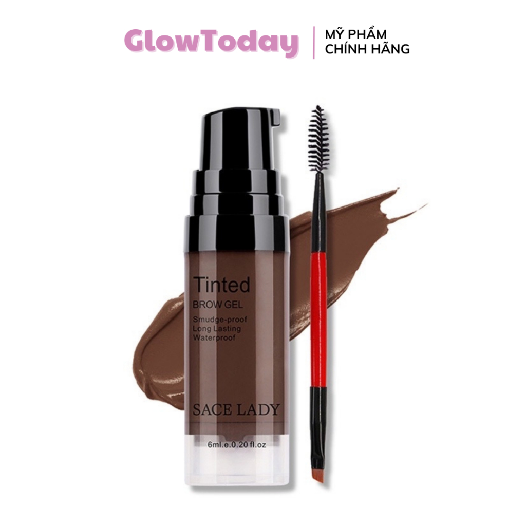 Gel Kẻ Mày SACE LADY Lâu Trôi 24H Chống Thấm Nước Hơn Chì Kẻ Lông Mày 6ml - SL331