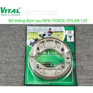 Bố thắng sau + trước YAMAHA NVX, FORCE, DYLAN 125  hiệu VITAL - Má phanh xe máy, bố thắng đĩa VITAL chính hãng Thái Lan