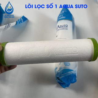 Lõi lọc nước số 1 Aqua Suto có bọc giấy dùng thay thế lõi của máy lọc nước ro gia đình