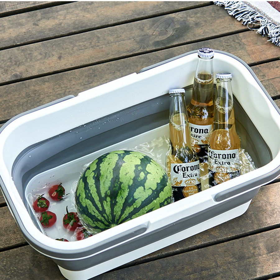 Hộp đựng đồ kiếm bàn ăn gập gọn - Khay đựng đồ hoa - Thớt thái khi đi du lịch - Giỏ đựng đồ dã ngoại có tay cầm đa năng | BigBuy360 - bigbuy360.vn