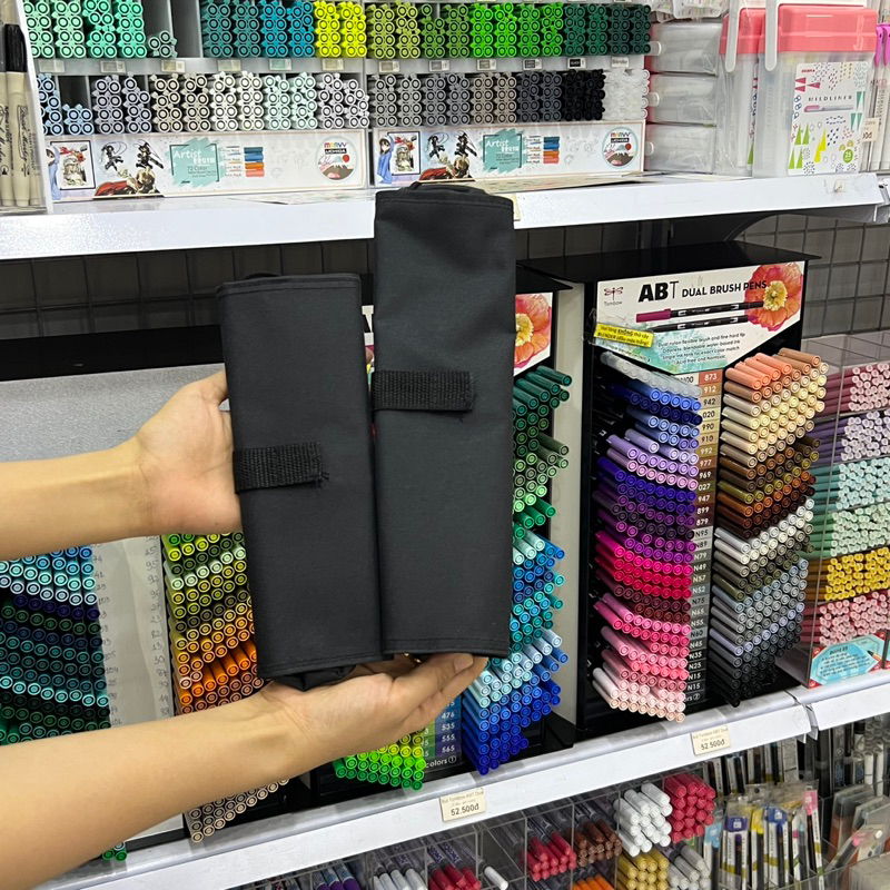 Túi cặp bóp vải đen THEARTSHOP